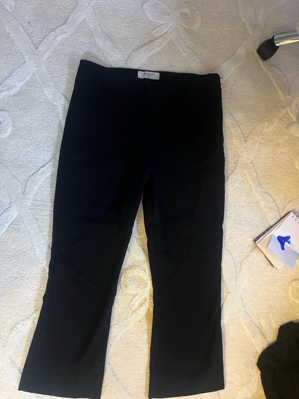 MM Lafleur Black Kids Pull-On Trousers